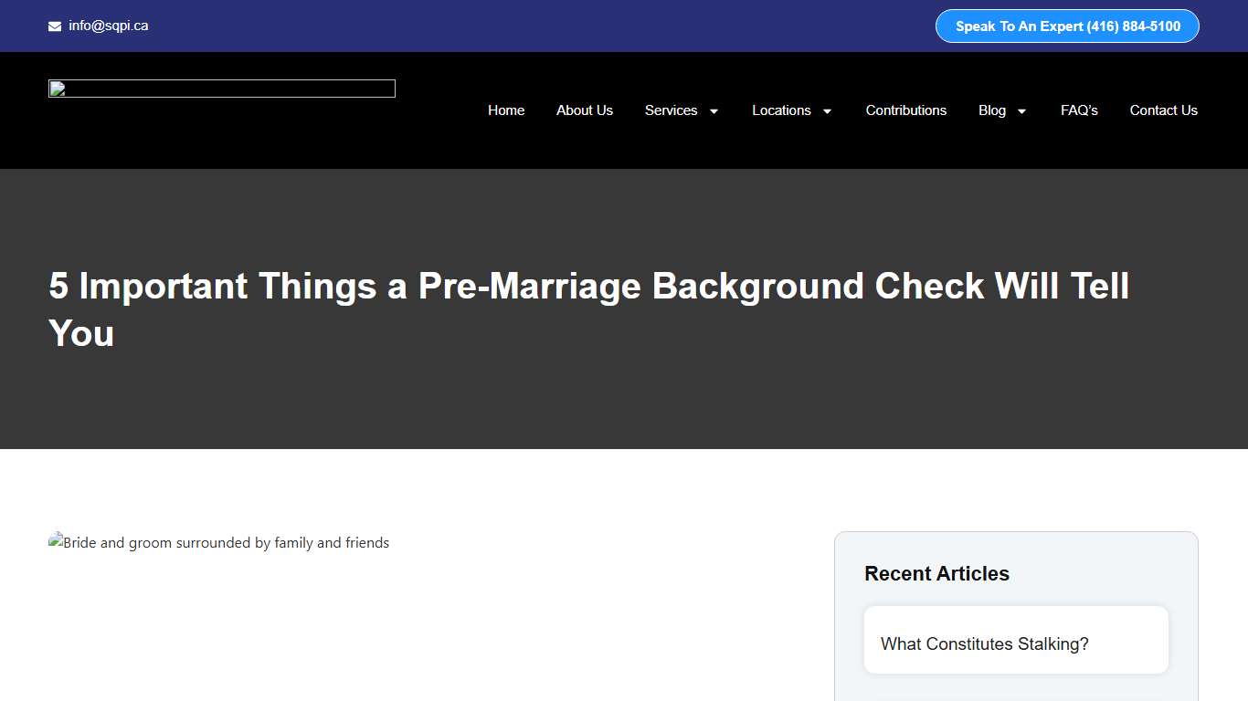 5 Important Things a Pre-Marriage Background Check Will Tell You - Star Quality Private Investigations Pre-Marriage Background Check | Star Quality Investigations