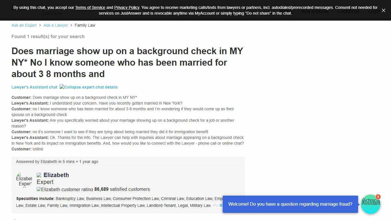 Does Marriage Appear on NY Background Checks?